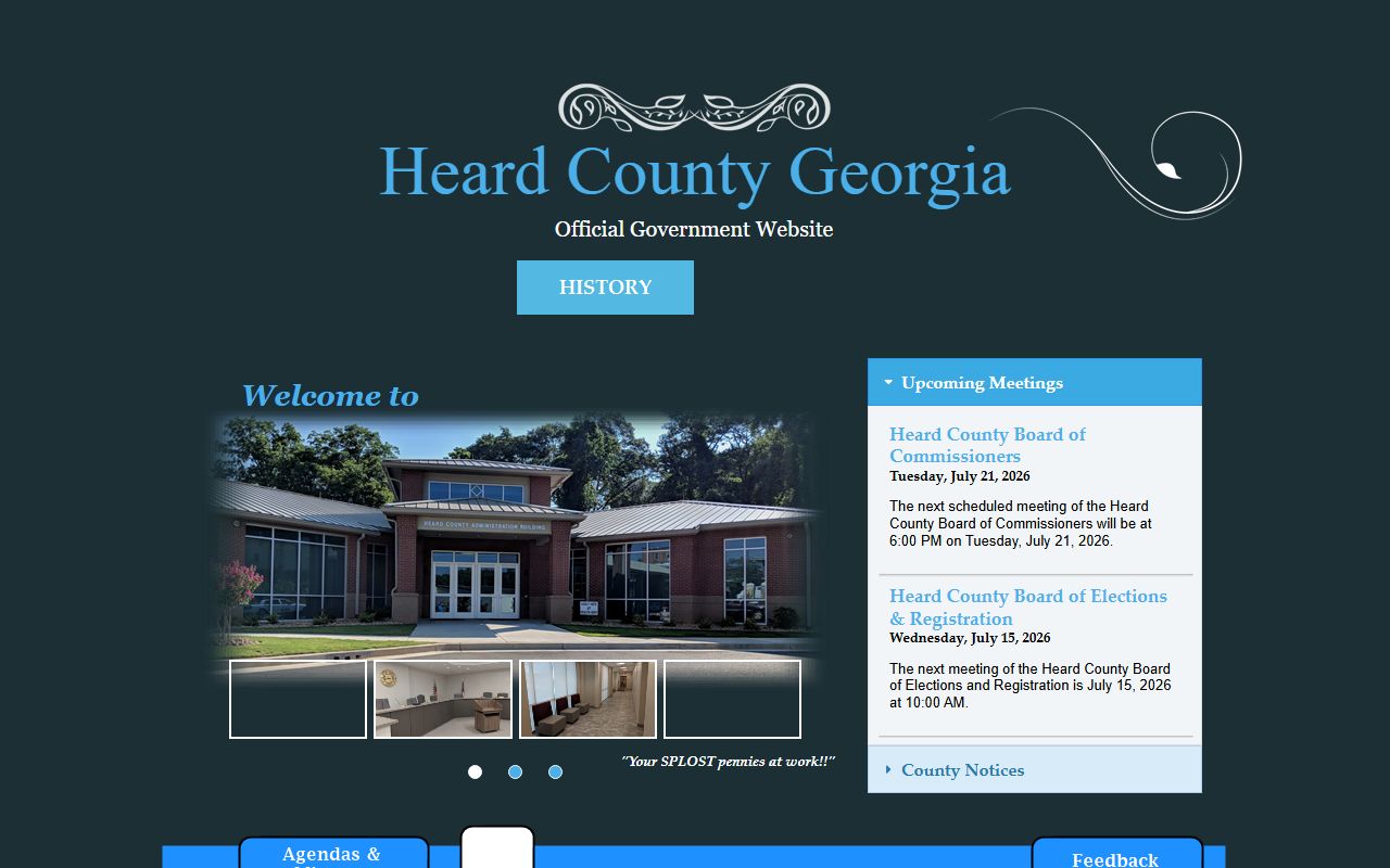 Heard County court records official county homepage