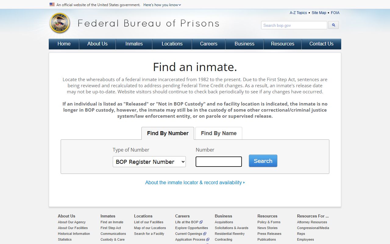Heard County probate records manifest federal inmate locator reference outside probate